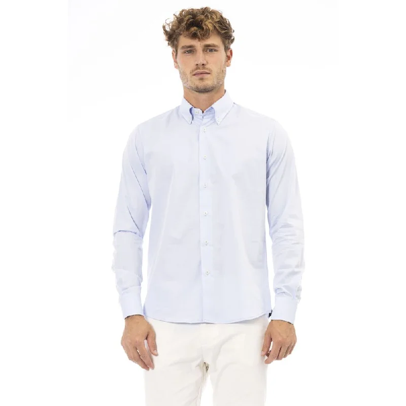 Baldinini Trend blue Cotton Men's Shirt