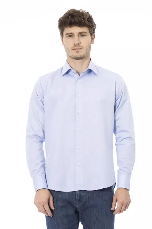 Baldinini Trend blue Cotton Men's Shirt