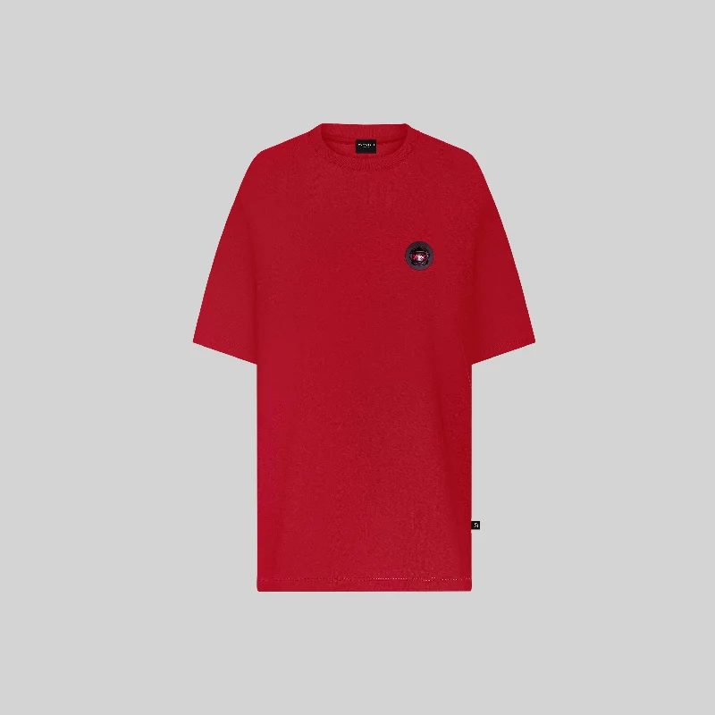 BASTIAN RED T-SHIRT OVERSIZE