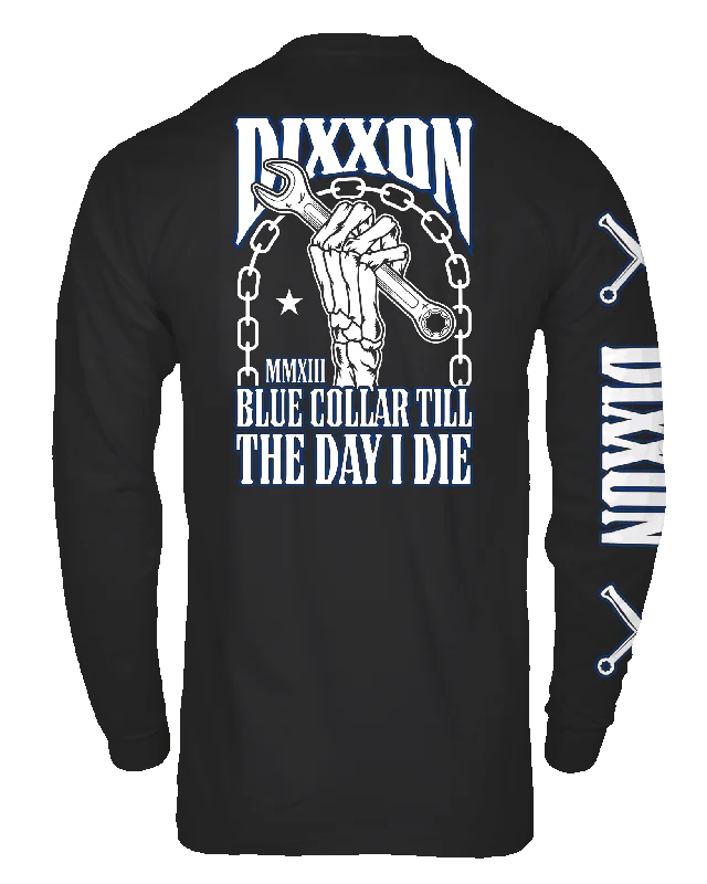 Blue Collar Long Sleeve T-Shirt - Black