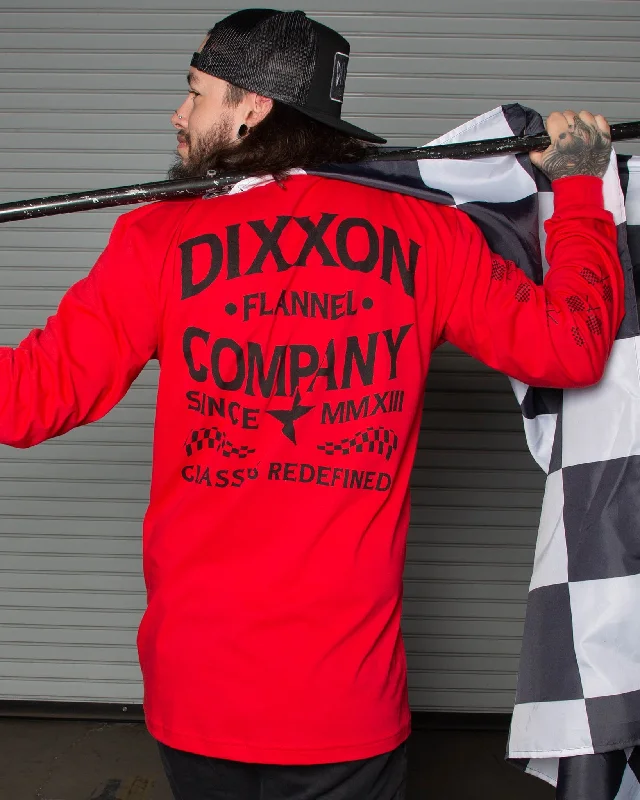 Checkered Flags Long Sleeve T-Shirt