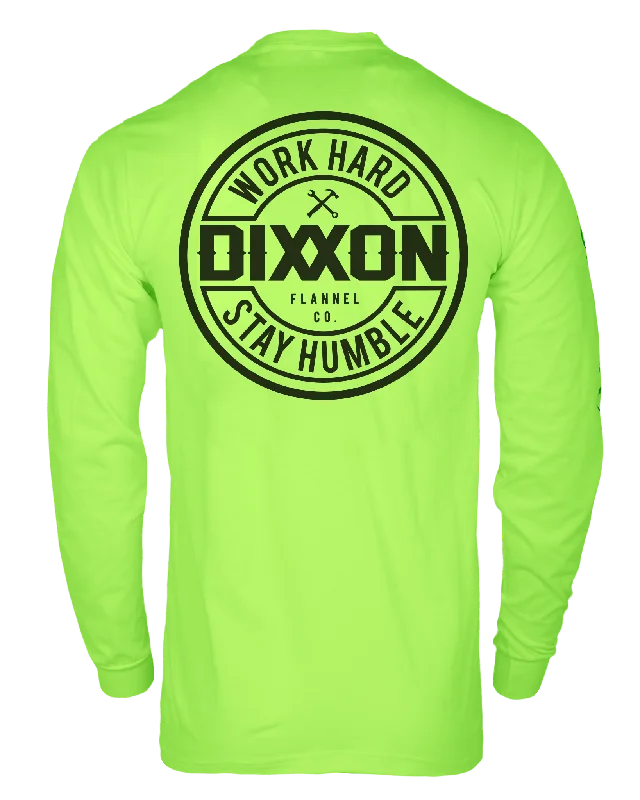 Corpo Hi Vis Long Sleeve T-Shirt - Safety Green