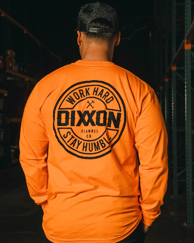 Corpo Hi Vis Long Sleeve T-Shirt - Safety Orange