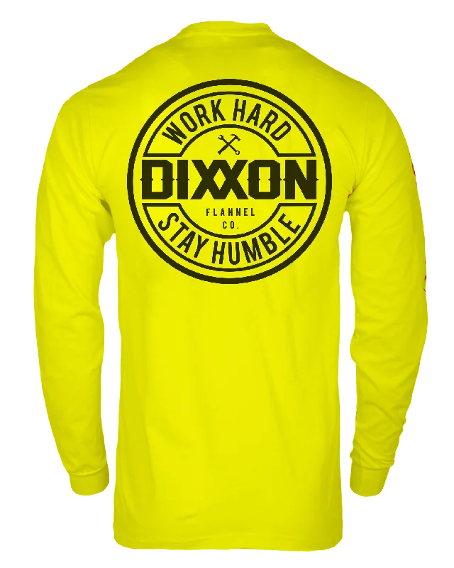 Corpo Hi Vis Long Sleeve T-Shirt - Safety Yellow