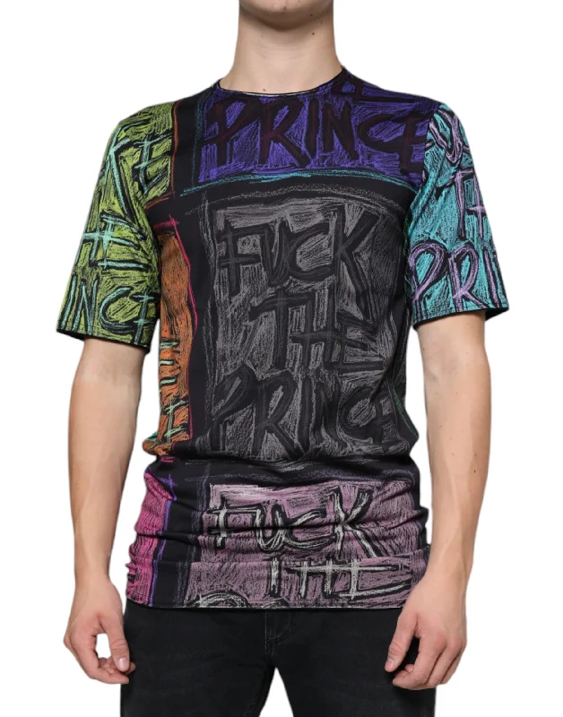 Dolce & Gabbana multi Graphic Print Cotton Men's T-shirt