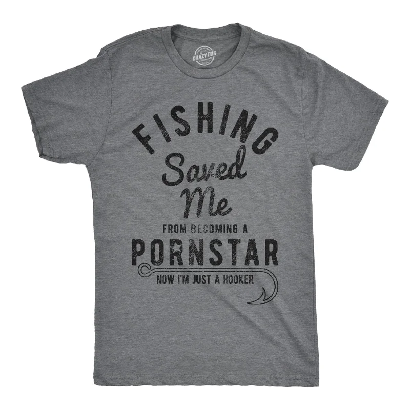 Fishing Saved Me Men's T Shirt