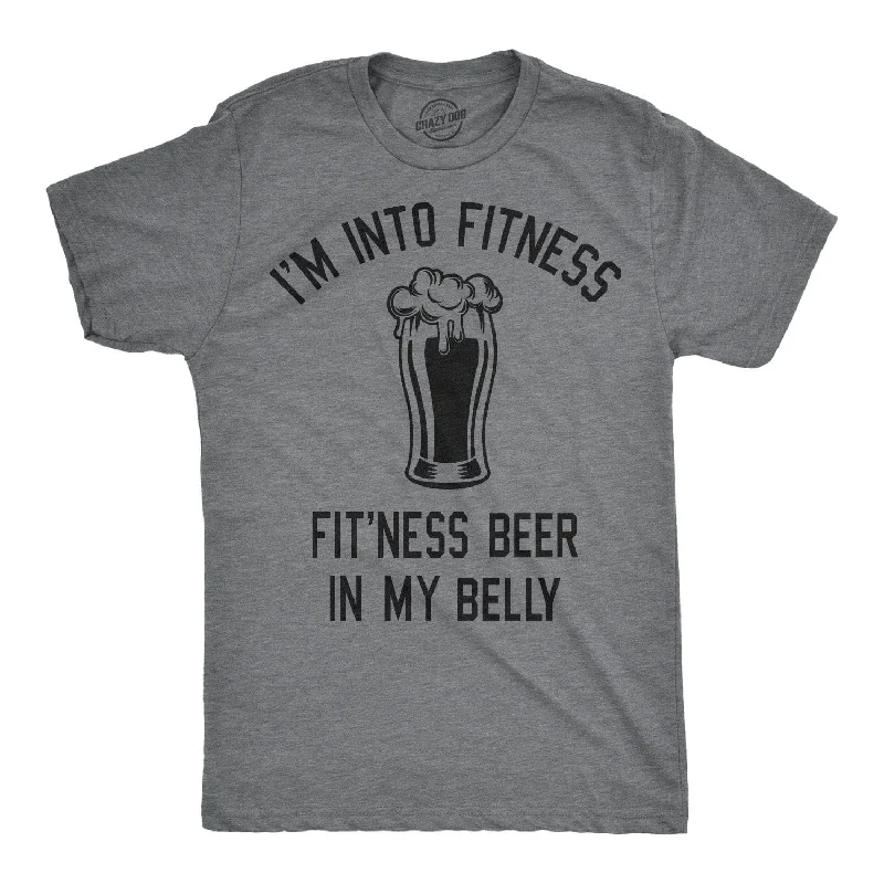 Fitness Beer In My Belly Men's T Shirt