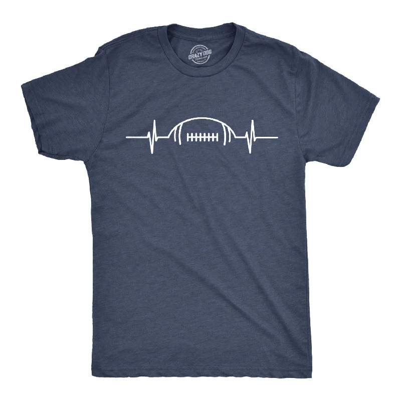 Football Heart Rate Men's T Shirt