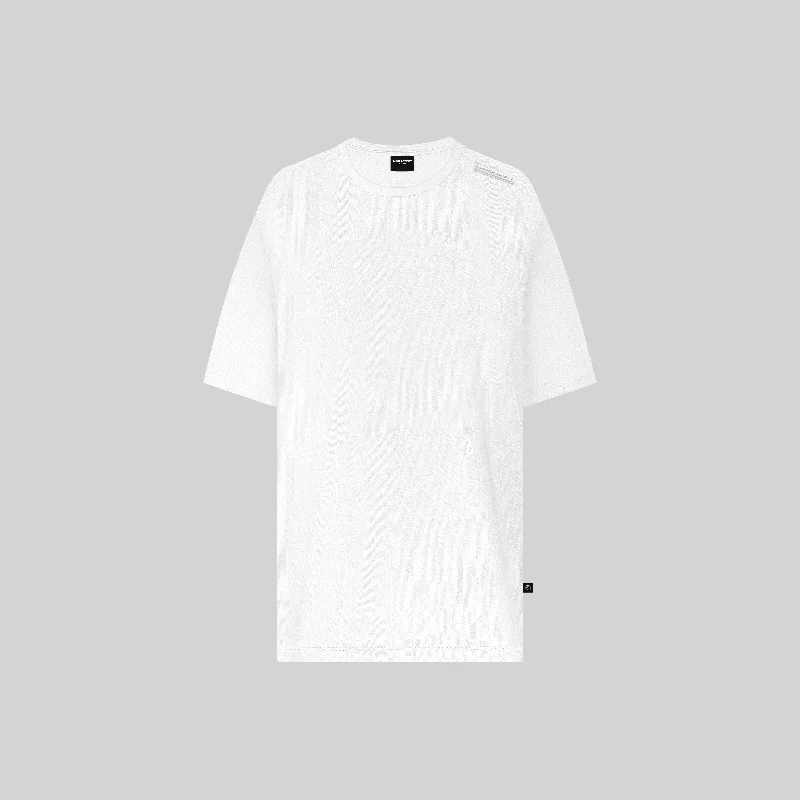 HILTON WHITE T-SHIRT OVERSIZE