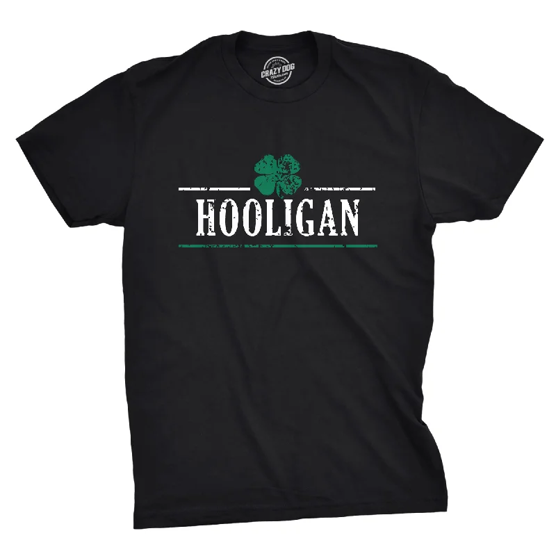 Hooligan Shamrock Men's T Shirt