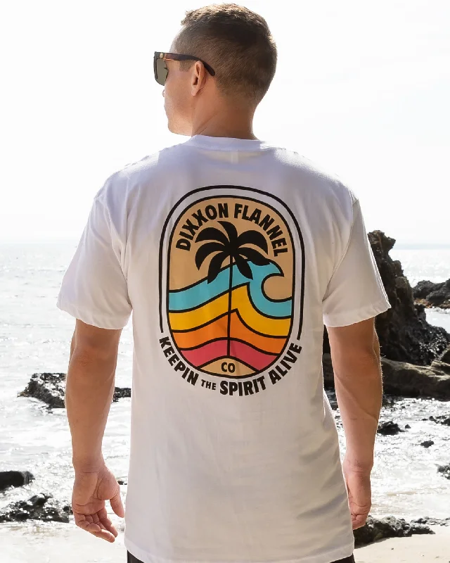 Keepin' the Palm Tree Spirit Alive T-Shirt - White