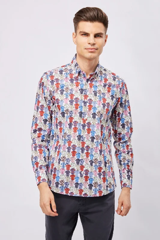 Leo Multicolor Shirts Print