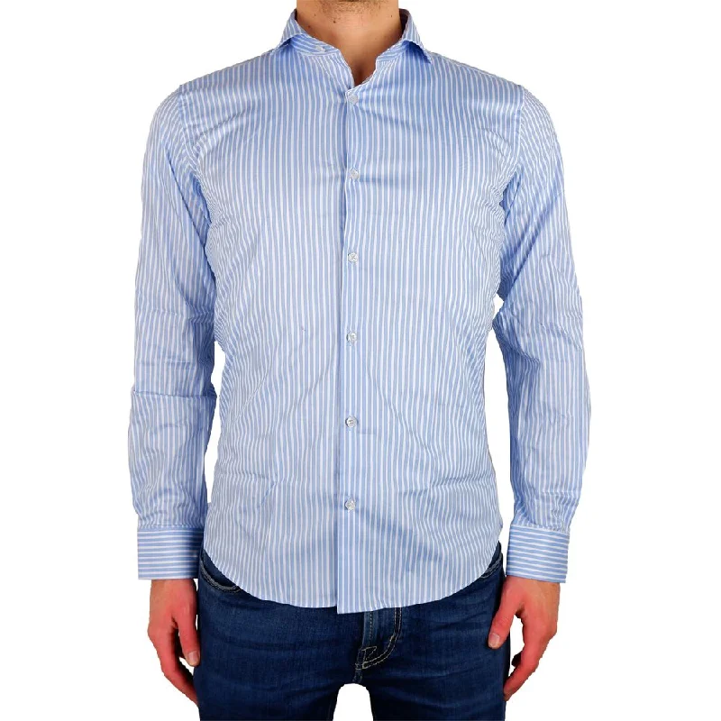 Made in Italy Elegant Milano  Cotton Men's Shirt