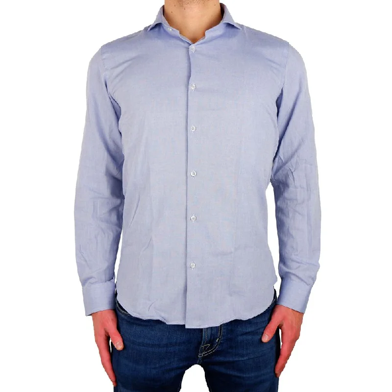 Made in Italy Elegant Milano  Oxford Men's Shirt