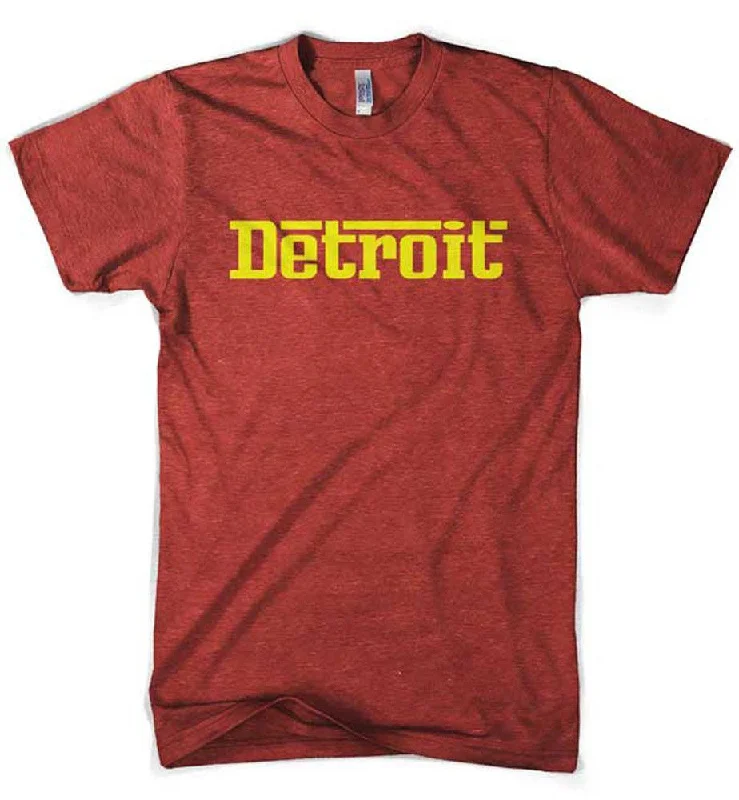 Mens Detroit Rosso T-shirt (Heather Red)