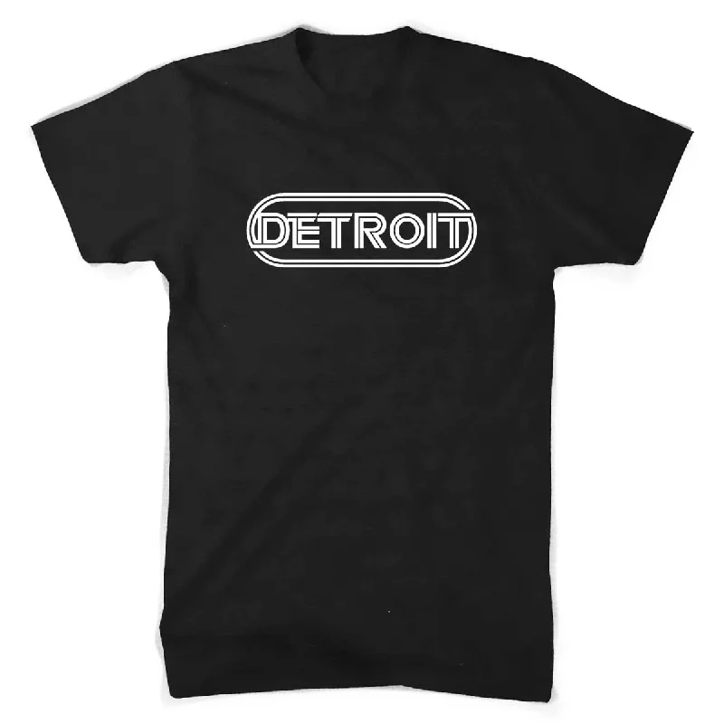 Mens Detroit Wrap T-shirt (Black)