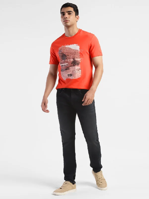 Men's Graphic Print Slim Fit T-shirt