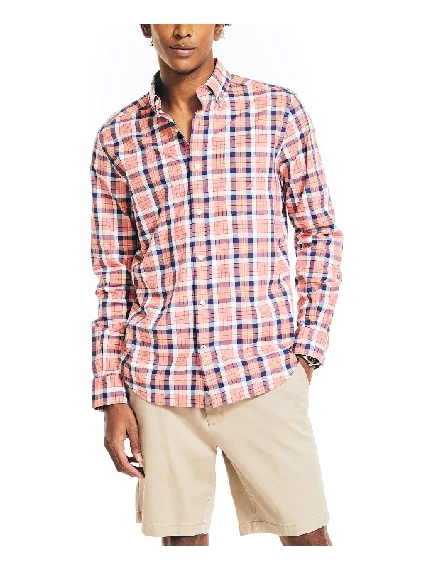 Mens Poplin Classic Fit Button-Down Shirt