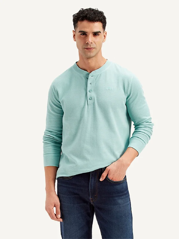 Men's Textured Slim Fit T-Shirt