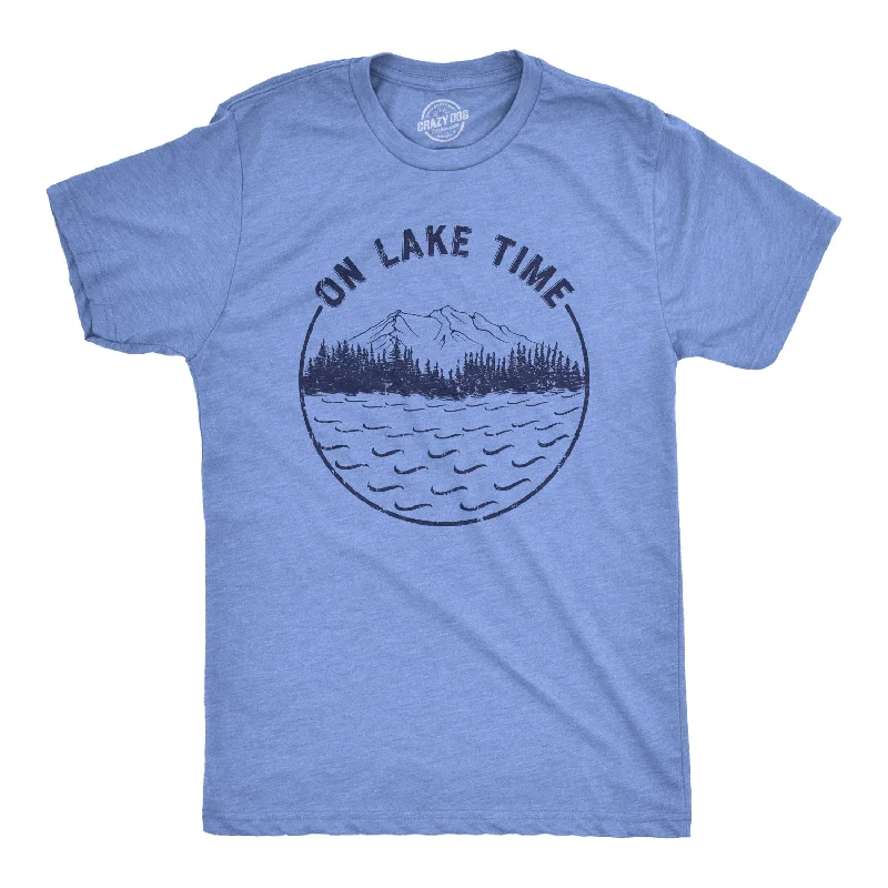 On Lake Time Men's T Shirt