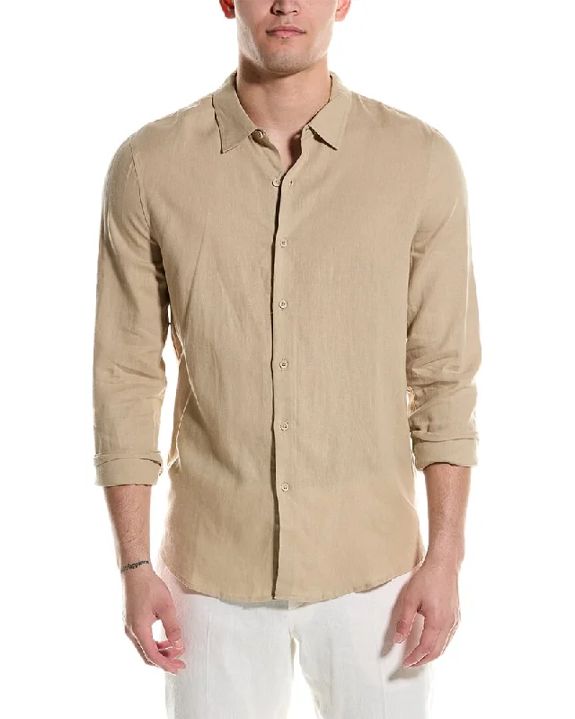 Onia Standard Linen-Blend Shirt