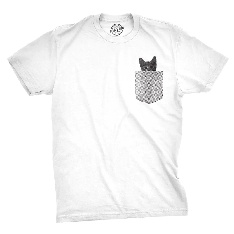 Pocket Cat Men's T Shirt