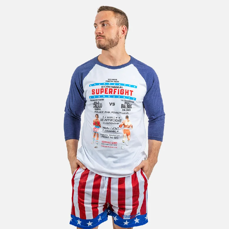 ROCKY SUPER FIGHT POSTER RAGLAN