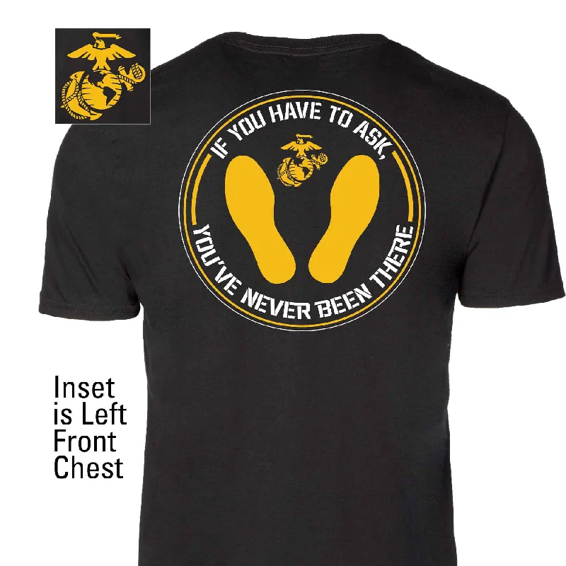 Marines Yellow Footprints T-shirt