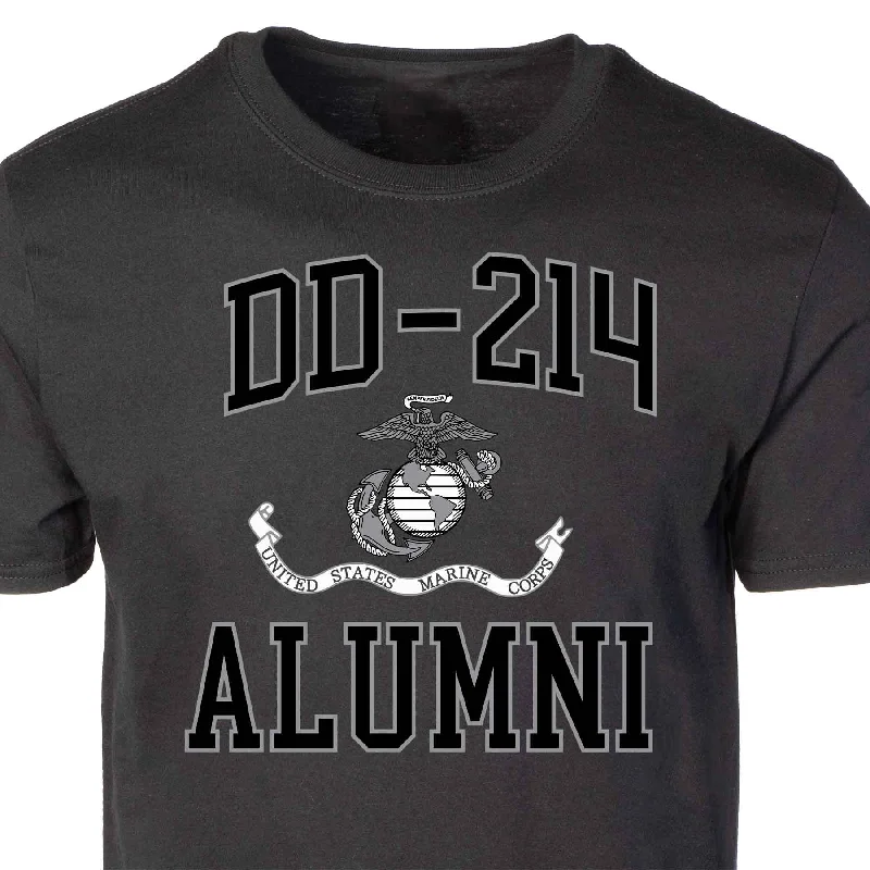 USMC DD-214 Alumni T-shirt, Black