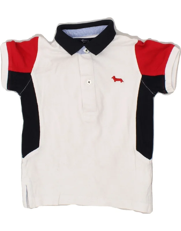 HARMONT & BLAINE Baby Boys Graphic Polo Shirt 18-24 Months White