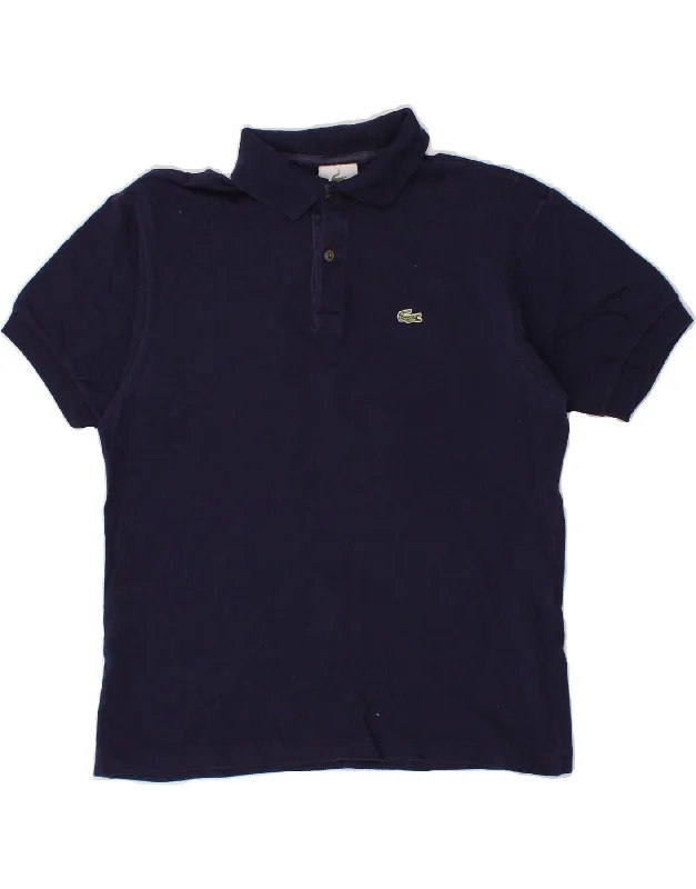 LACOSTE Boys Polo Shirt 15-16 Years Navy Blue Cotton