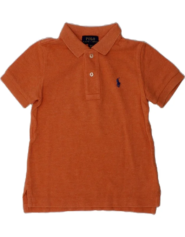 POLO RALPH LAUREN Baby Boys Polo Shirt 18-24 Months Orange