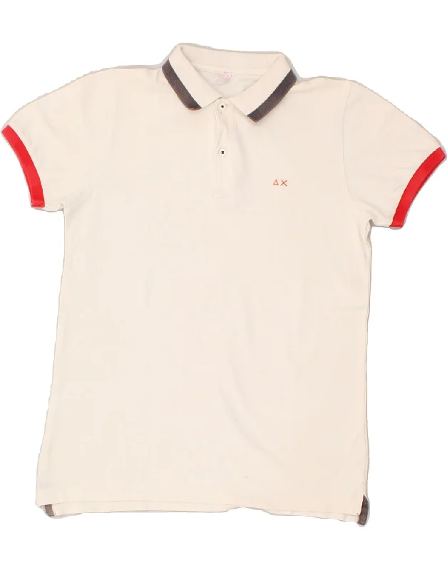 SUN68 Boys Polo Shirt 9-10 Years White