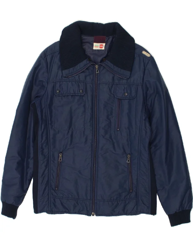 COLMAR Mens Utility Jacket UK 38 Medium Navy Blue Polyamide