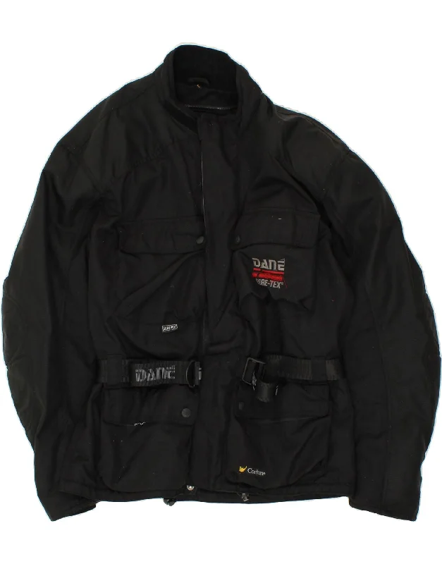 DANE Mens Gore-Tex Racer Jacket UK 40 Large Black Polyester