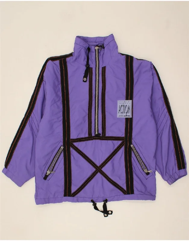 ELHO Mens Anorak Jacket UK 44 2XL Purple Polyamide