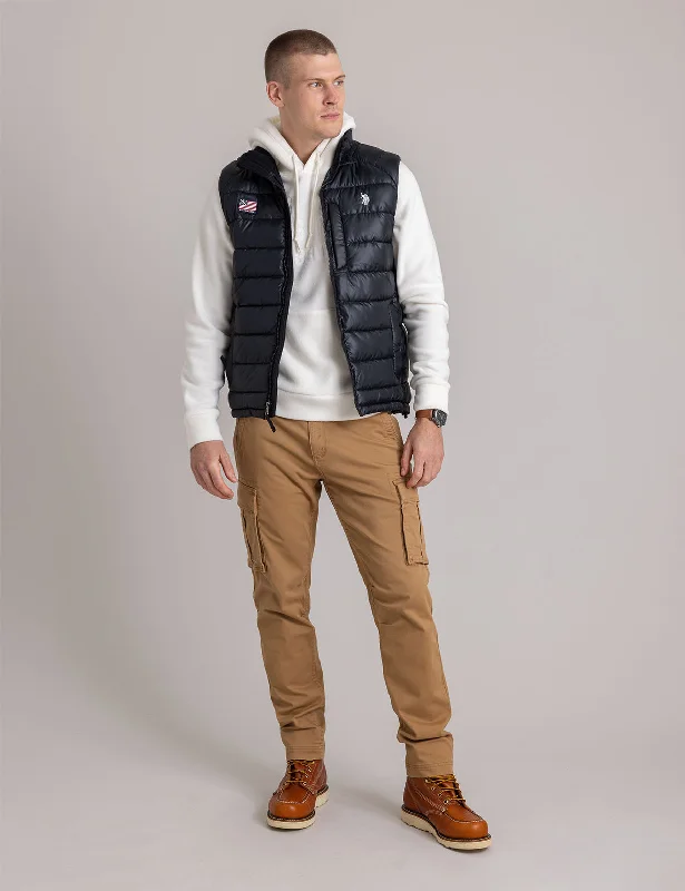 SMALL CHANNEL QUILTED PACKABLE VEST