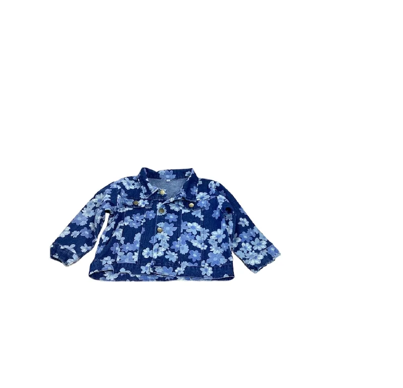 Floral Denim Kid's Jacket 5Y