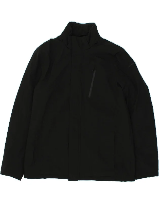 GEOX Mens Windbreaker Jacket UK 46 3XL Black