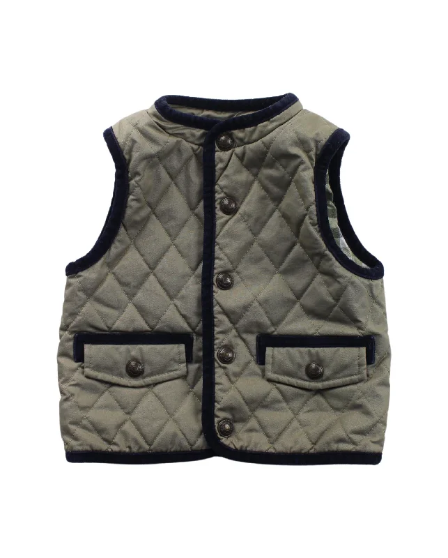 Jacadi Quilted Vest 12-18M