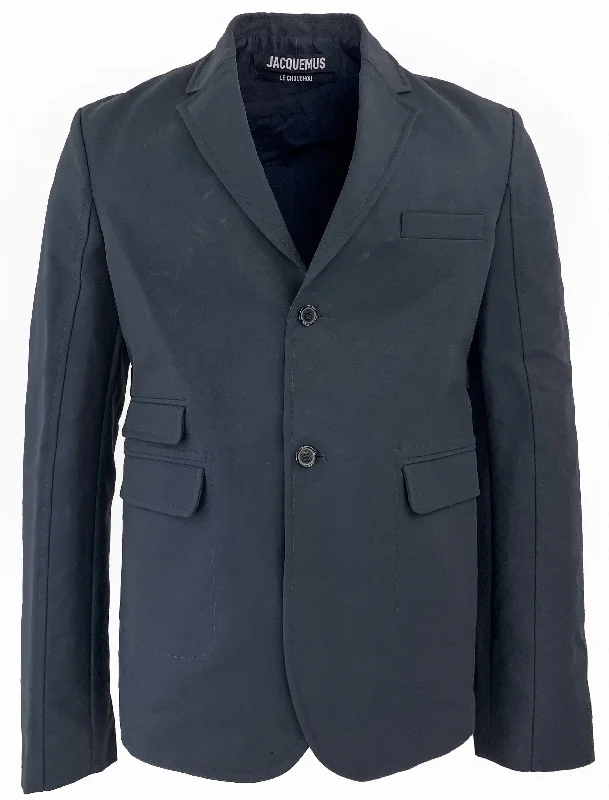 Jacquemus La Veste Piccinni Jacket in Dark Navy