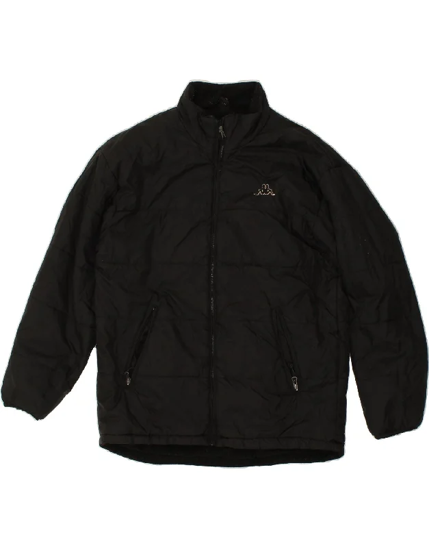 KAPPA Mens Padded Jacket UK 38 Medium Black