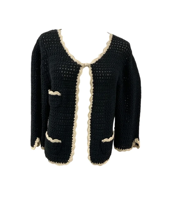 Mango Crochet Jacket L