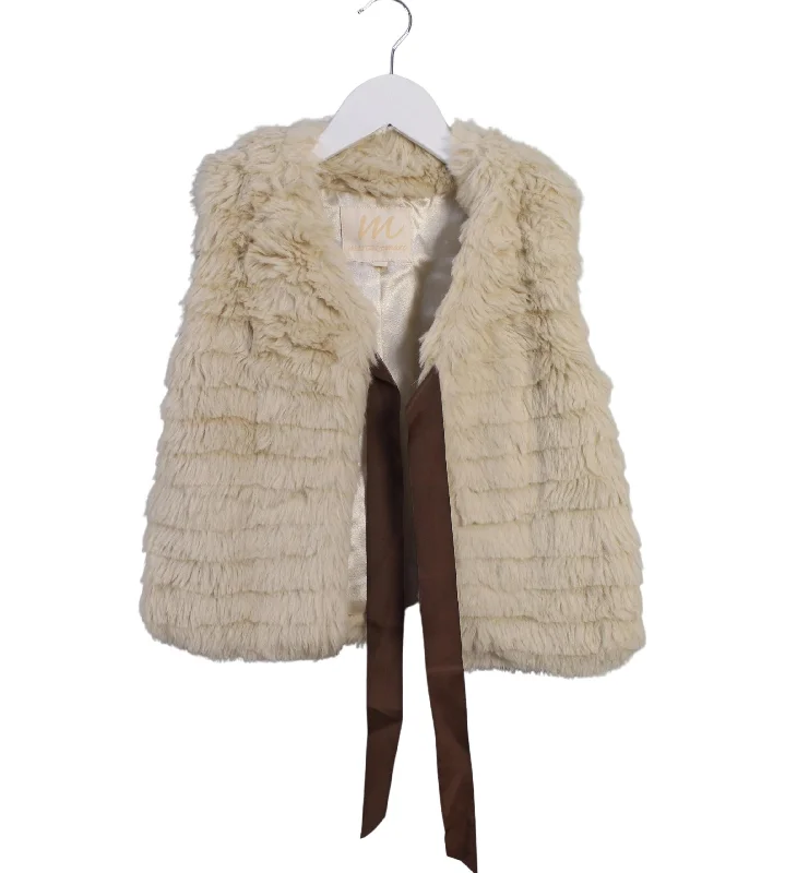 Marco & Mari Faux Fur Vest 10Y