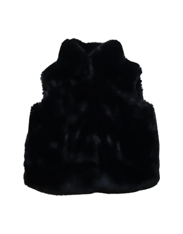 Milly Minis Faux Fur Vest 4T