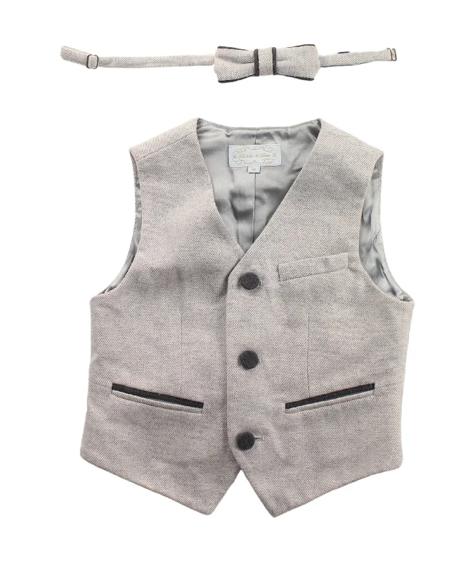 Nicholas & Bears Suit Vest and Bowtie 3T