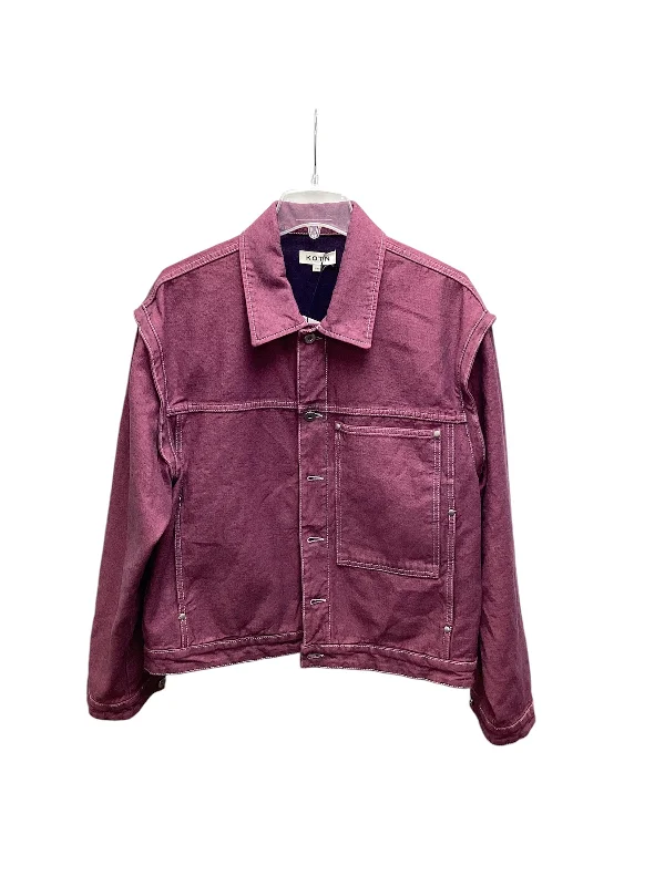 NWT KOTN Men's Jacket Plum M