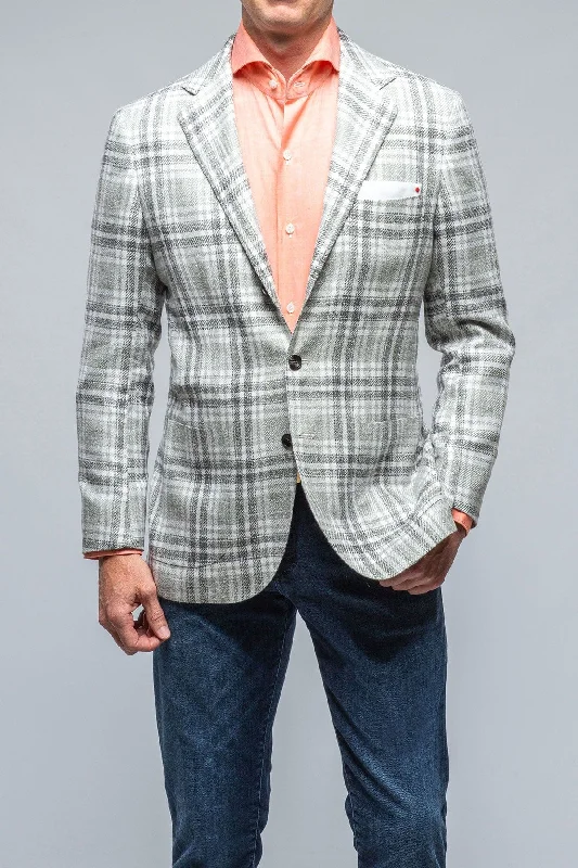 Porquerolles Grey Checked Jacket