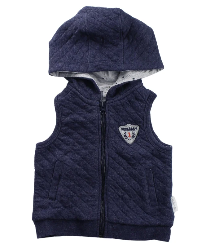 Purebaby Quilted Vest 6-12M