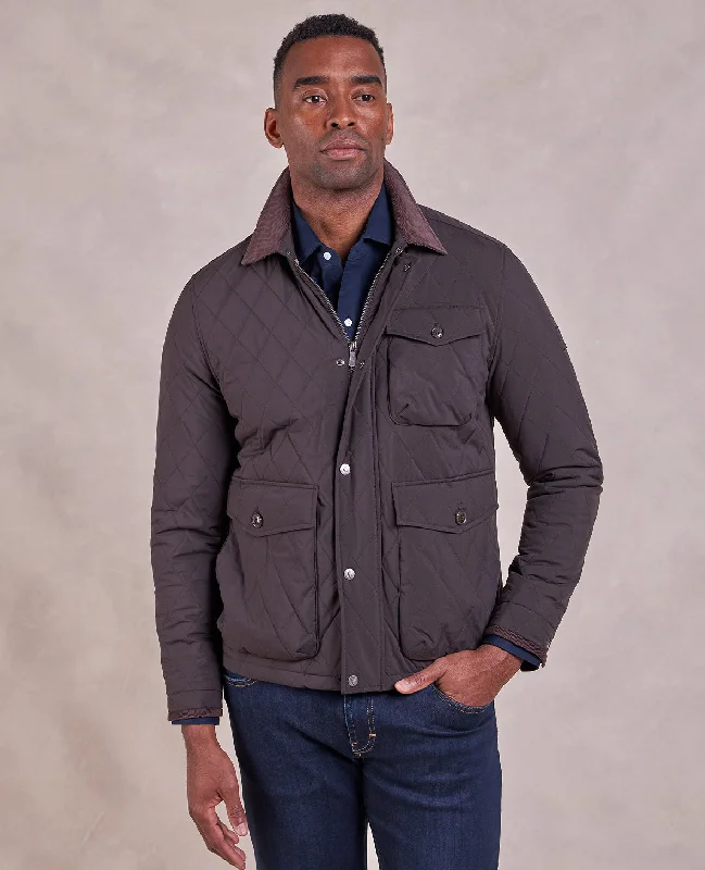 The Reese - Nylon + Corduroy Heritage Jacket - Teak